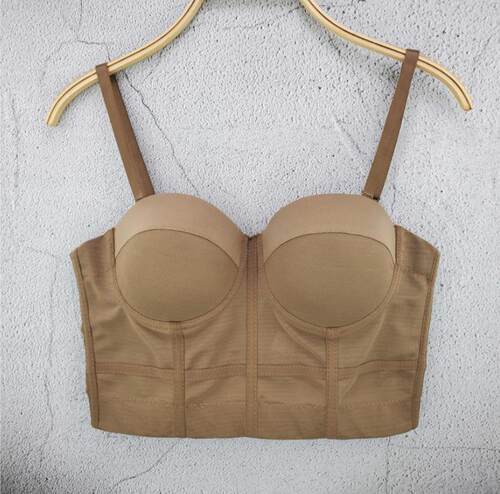 S M L XL 2XL 3XL Fashion Mesh Push Up Bralet Womens Corset