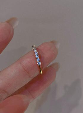 New Fashion Weave Crystal Heart Shaped Cute Wedding band Rin