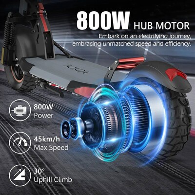 2025 NEW Electric Scooter A6 PEAK800W 48V 12,5 AH Max Speed