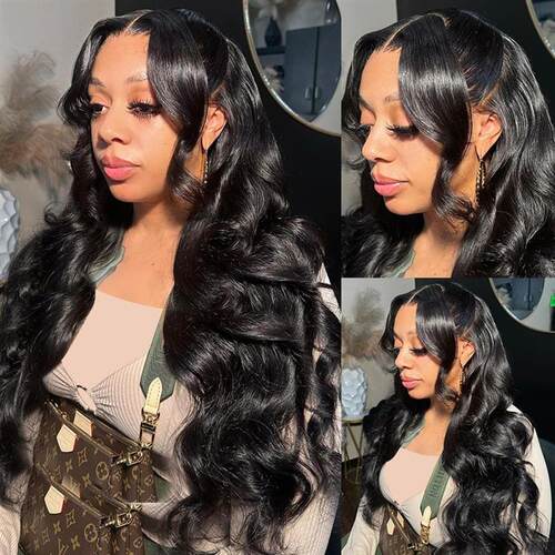 10A Brazilian Human Hair Bundles With Front Body Wave Bundle