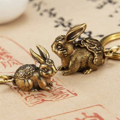 DIY Crafts Bull Ornament Sculpture Copper Miniatures Figurin