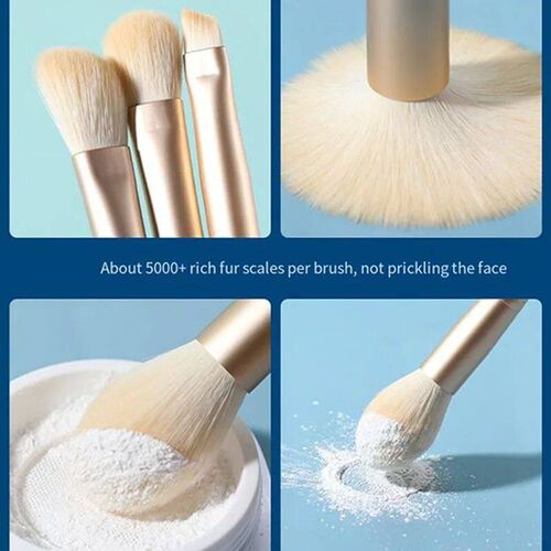 10 Blue Bridge Pattern Foundation Brush Eyeshadow Brush Make