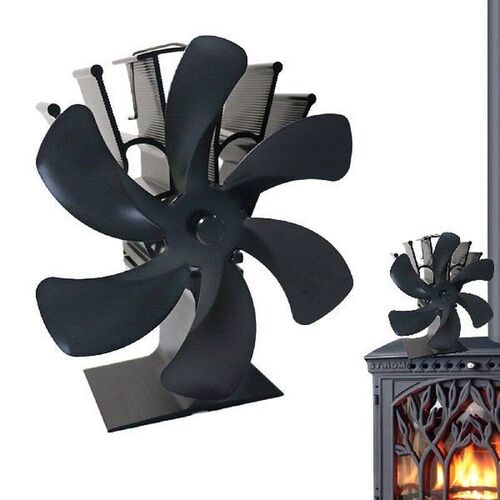 Appliances Thermal Power Fireplace Fan Heat Powered Wood
