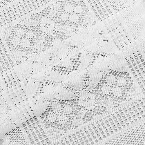 Modern minimalist white lace table runner-Nordic style table