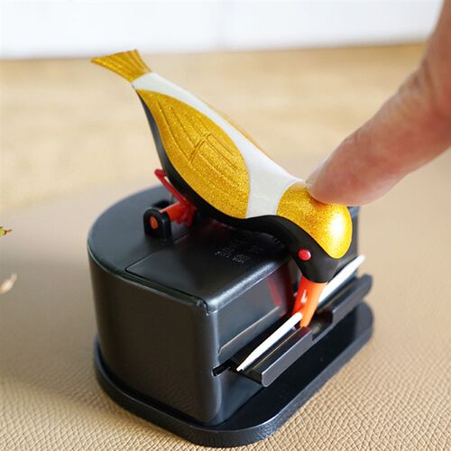 Cute Little Bird Toothpick Container Automatic Toothpick Dis