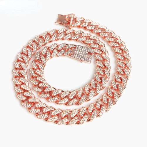 Rhinestone Dog Collar Luxury Dog CollarPet Dog Mass Rap Hip