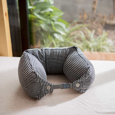 Simple U-shaped Pillow Latex Particle Travel Pillow Lightwei