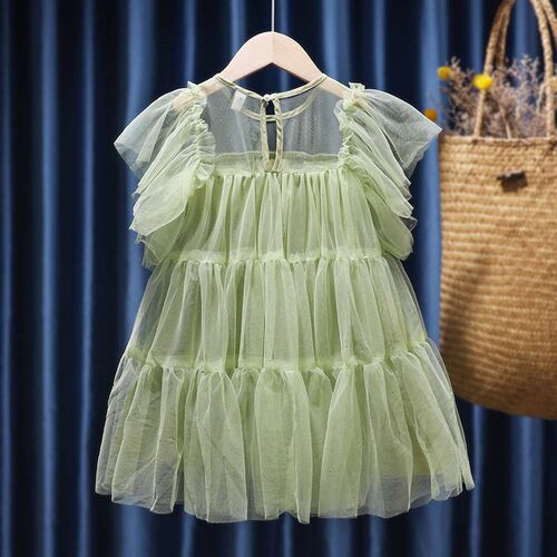Girls Dress Summer New Arrival Veil Dress Childrens Summer