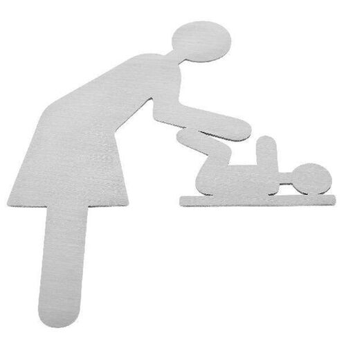 Diaper Changing Sign Restroom Indicator Public Baby Station
