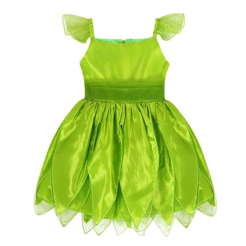Girls Tinker Bell Costume Halloween Costume for Kids Green T