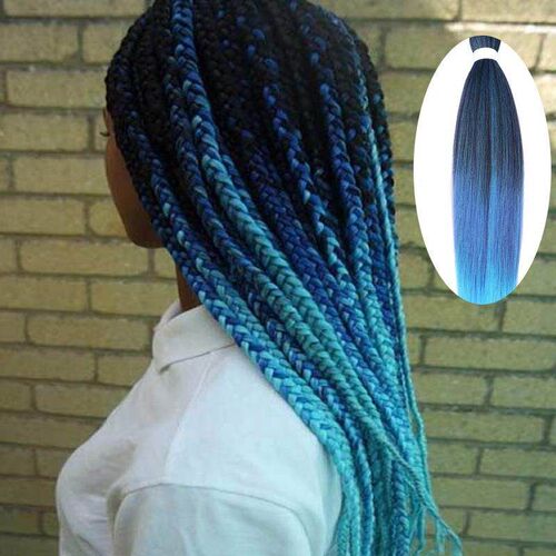 20Inch Braiding Hair  Easy Crochet Braid Hair化纤大辫子1 pic