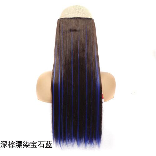 Hair Extension Fishing Line Colored Clipin Hair Piece Party
