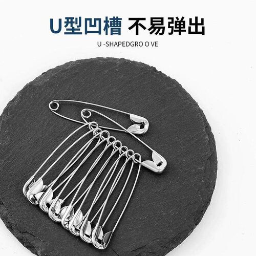 Old-style thickened large-size simple safety pin badge pin f