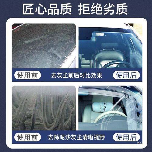 Vibrant Car Glass Water Antifreeze in Winter, Car Wiper