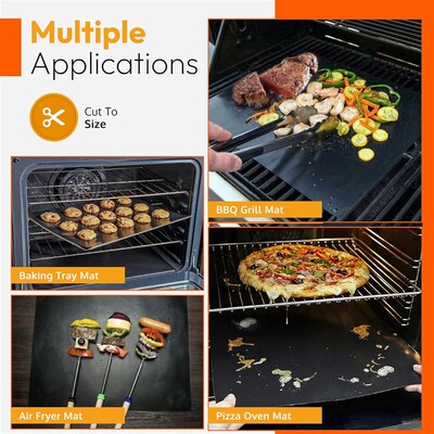 Oven Liners for Bottom of Oven Mat Non Stick Teflon Baking