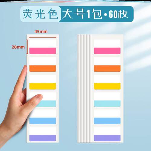 Transparent Sticky Notes with Scrapes Stickers Paper Clear s