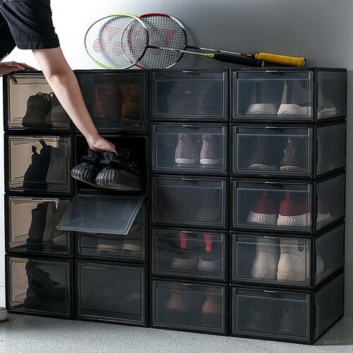 Shoe storage box basketball Shoe cabinet Shoes rack收纳鞋盒