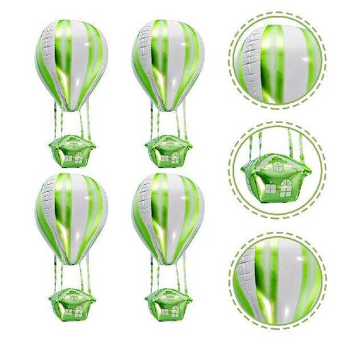 4 Pcs Aluminum Film Balloon Hot Air Foil Bride Balloons