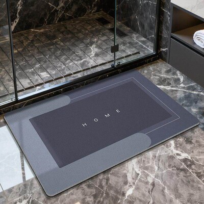diatom mud floor mat toilet non slip foot mat bathroom water