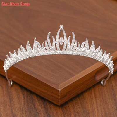 Bridal Tiara Hair Crown Wedding Hair Accessories For Women S