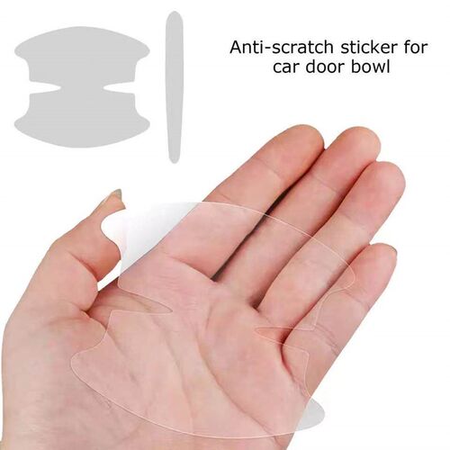 Car ers Anti Scratch Car Door Handle Carbon Fiber Protector