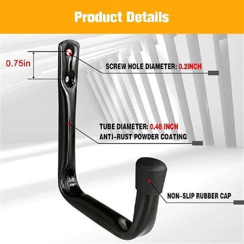 9PC Storage Hook Heavy Duty Garage Hanger Hanging Wall