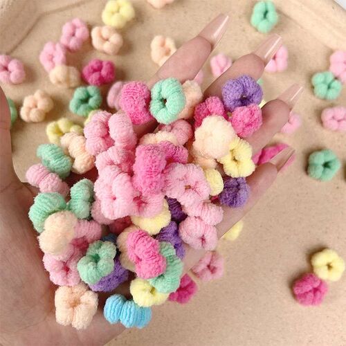 Ba Childrens Rubber Band Bas Hair Ring Hair Rope Color Tow