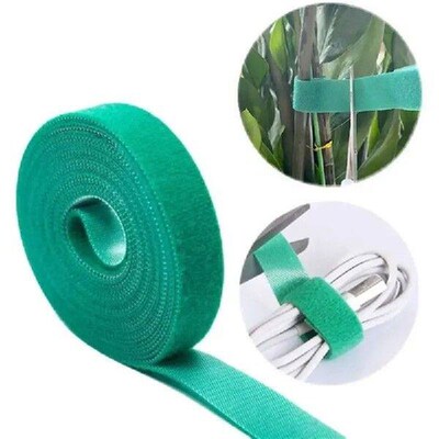 2M Green Garden Twine Plant Ties Nylon Plant Bandage Garden