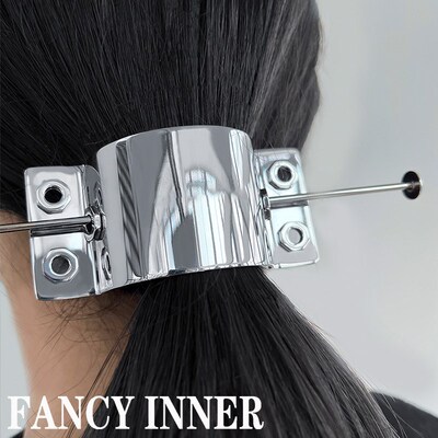 2023 New Hairpin Accessories for Women Men Minimalist Silver