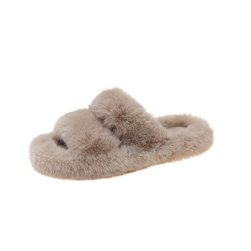Large Size Slippers For Women Double Flat One-line Inner Roo