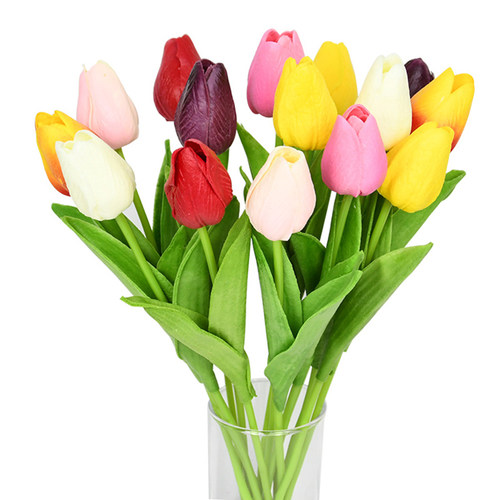 10PCS Tulip Artificial Flower Real Touch Artificial Bouquet