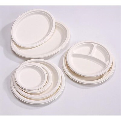Super Rigid Extra Strong Disposable Party Paper Plates Biode