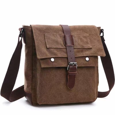 New Fashion Casual Canvas Mens Bag Practical Business Shoul