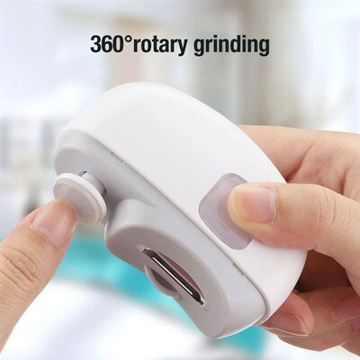 2 In 1 Electric Nail Clippers Manicure Anti-Splash Nail Trim