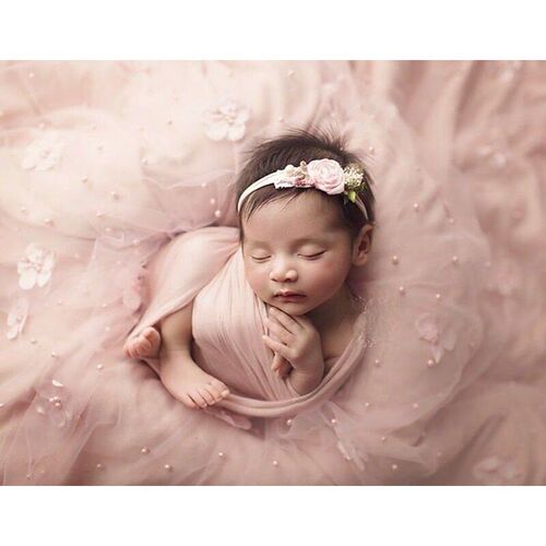 Newborn Photography Prop Flower Solid Backdrop Photography B