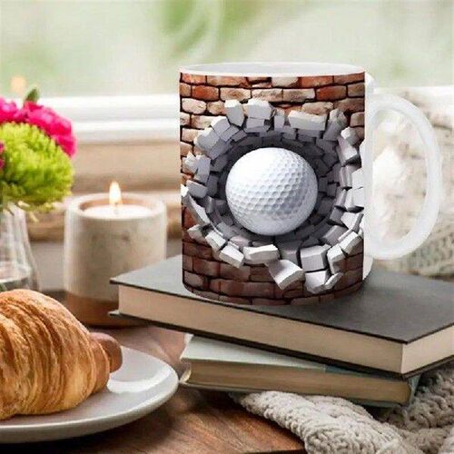 Ceramic Coffee Mug Creative Golf Ceramic Mug Porcelain