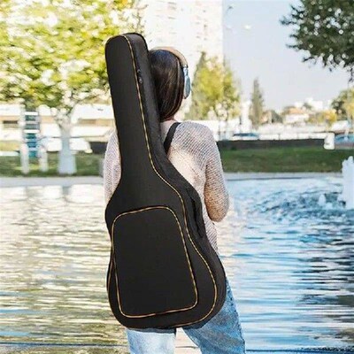 Acoustic Guitar Bag Acoustic Bass Case Thick 0.19in Padded