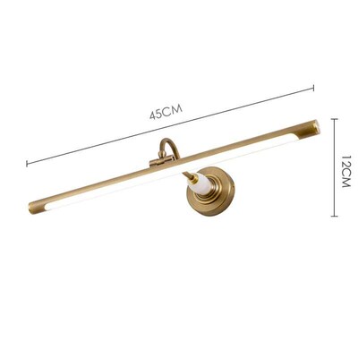 Vintage Copper Jade Wall Light Led Home Decor Bathroom Bedro