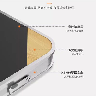 Folding table outdoor portable camping picnic night market