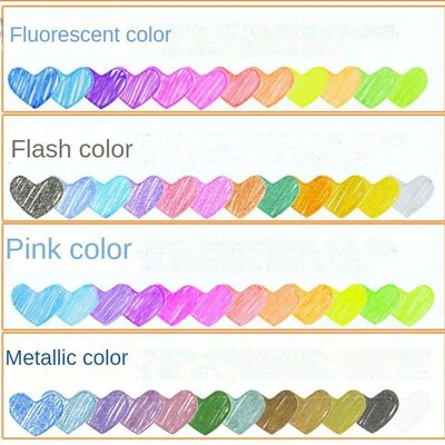 12-100 PCS/Set Multi-color Gel Pen Refills Painting Drawing