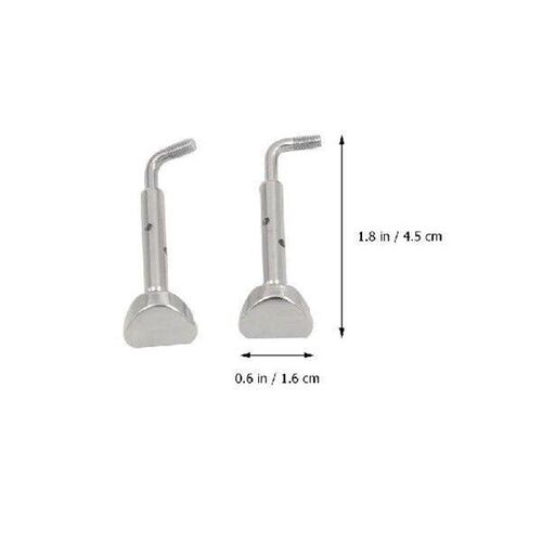 2 Pcs to Clamp Screw Violin Chin Rest Replacement Parts
