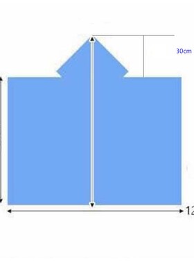 1 Pcs Portable raincoat disposable poncho unisex raincoat ba