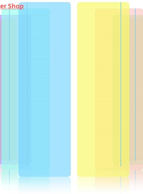 8PCS/Pack Clear Bookmark Guided Reading Highlight Strips Col