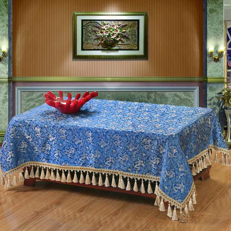 长方形家用布艺中国古典仿丝绸桌布 织锦缎茶几布 影视道具,3C数码配件,其它配件,淘宝优惠券,粉丝福利购,淘宝优惠卷