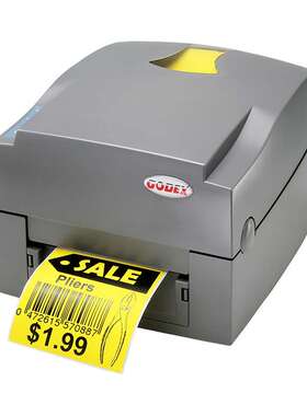 科诚GODEX EZ-1100PLUS铜版热敏不干胶条码标签吊牌水洗唛打印机