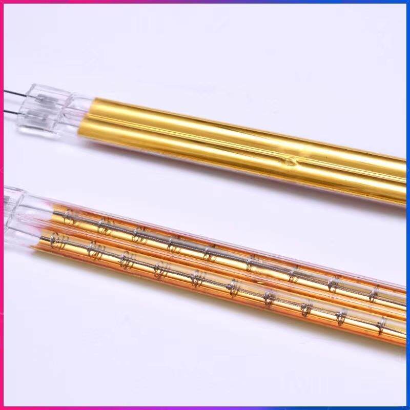 镀金加热管石英发热管黄金管220v380v红外灯管厂家异型石英管