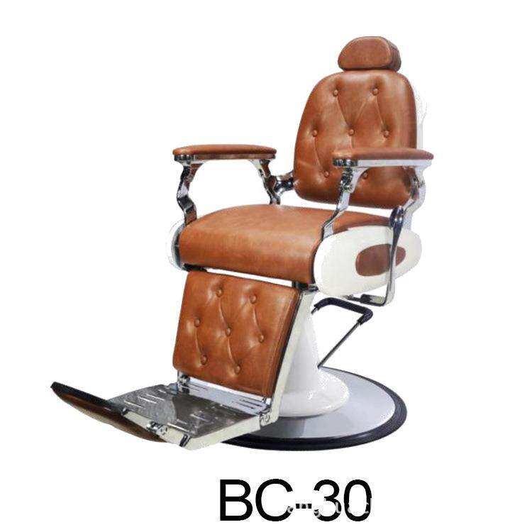 油头大椅可放倒躺下刮脸时尚剪理发椅子发廊BC30油头椅男士美发椅