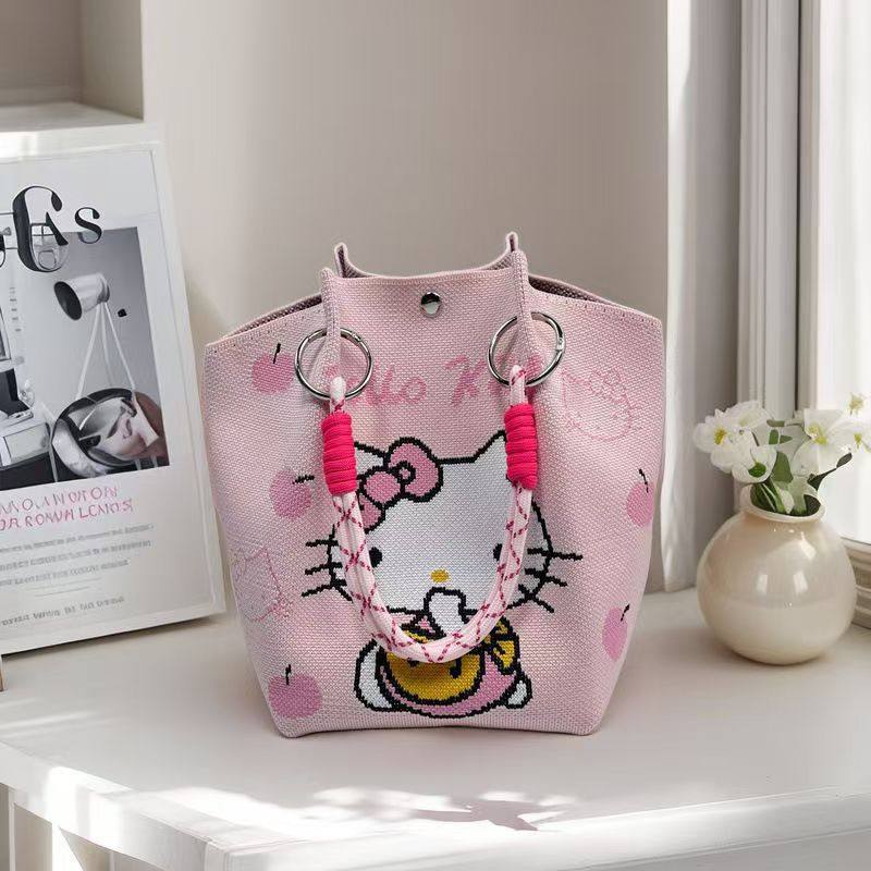 现货包包小众挂饰卡通针织包小方包手拎包托特手提包大容量斜挎包,箱包皮具/热销女包/男包,小方包,淘宝优惠券,粉丝福利购,淘宝优惠卷