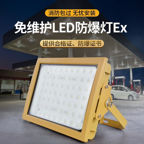 新黎明LED防爆投光灯防水防尘应急隔爆型加油站投光灯仓库厂房灯