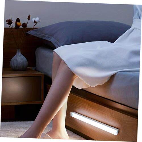 Motion Sensor LED Night Light USB Rechargeable Lamp感应灯